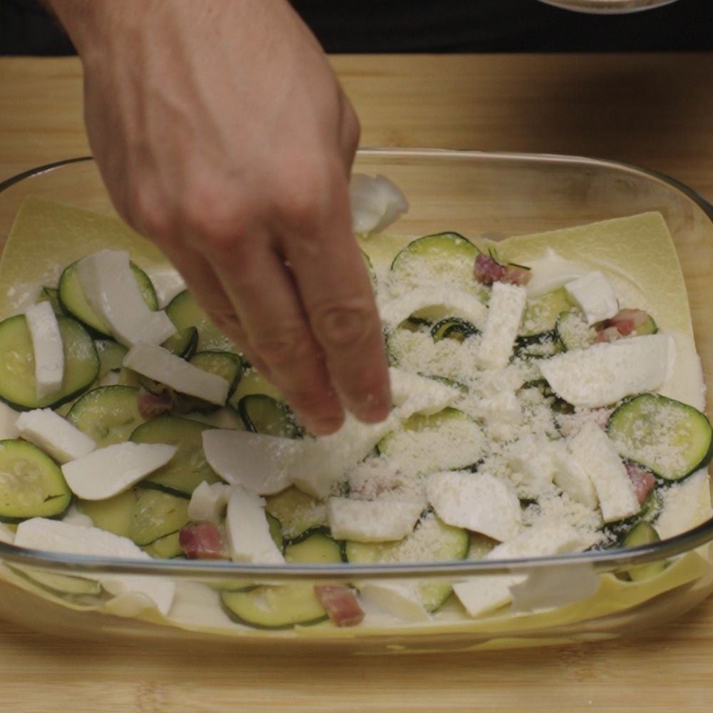 Lasagne zucchine e pancetta - Step 9