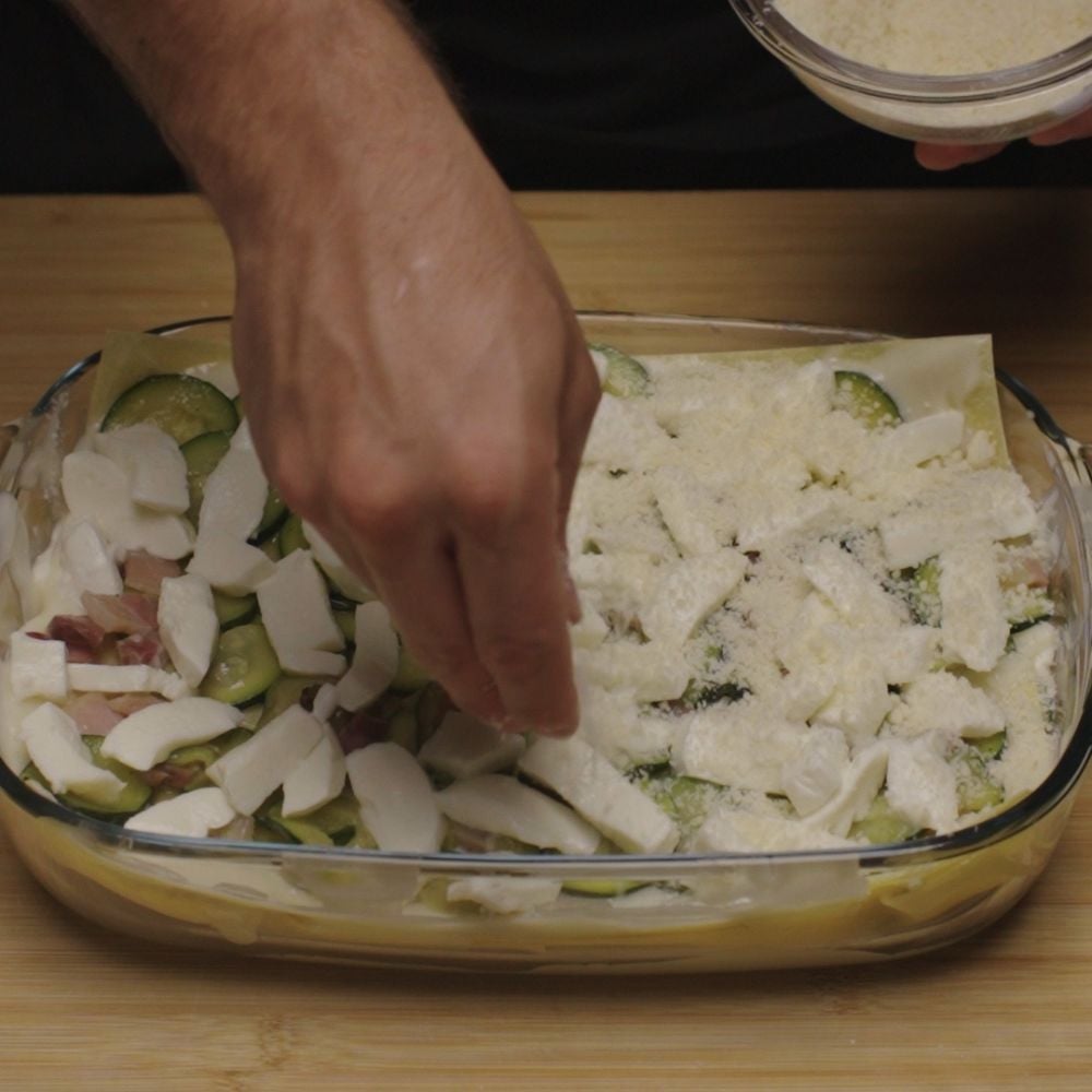 Lasagne zucchine e pancetta - Step 10