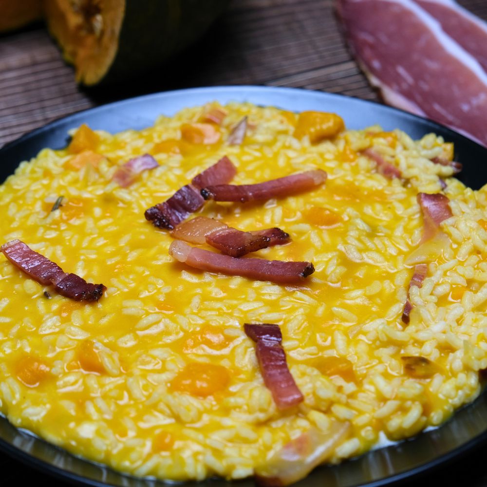 risotto zucca e speck