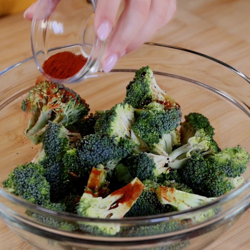 Broccoli in friggitrice ad aria - Step 3