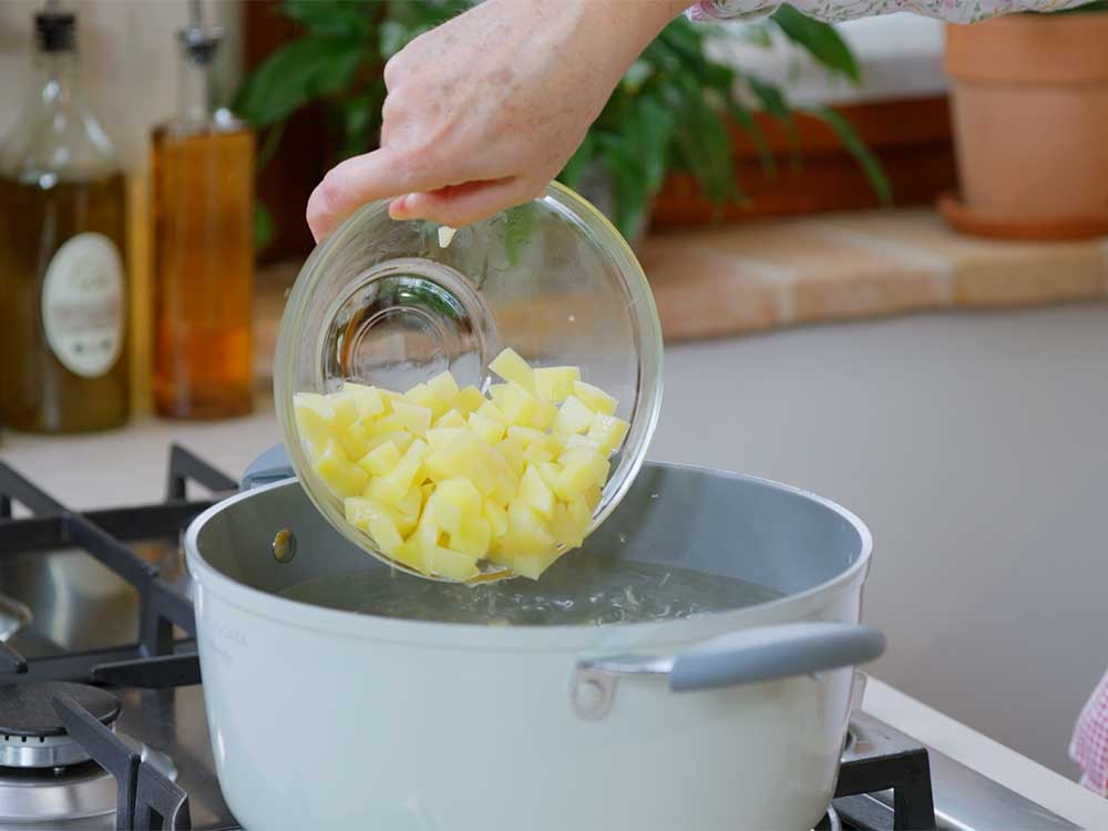 Sformato di zucca speck e formaggio - Step 1