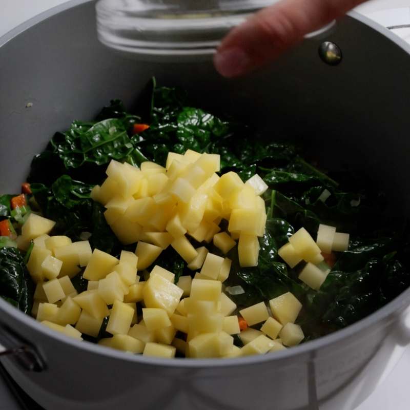 Zuppa di cavolo nero - Step 7