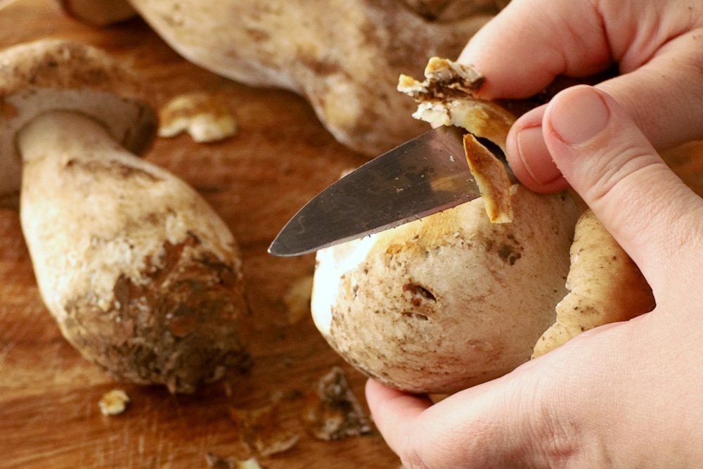 Insalata di funghi - Step 1