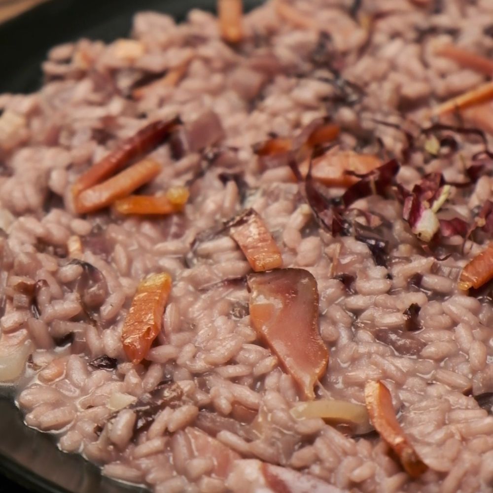 Risotto radicchio e speck - Step 14