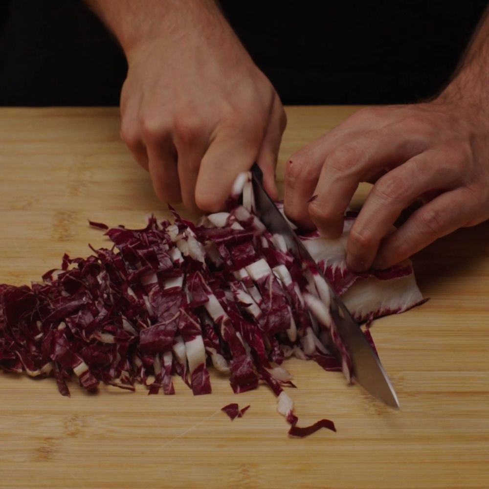 Risotto radicchio e speck - Step 2